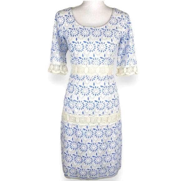 Chris McLaughlin Dresses & Skirts - Chris McLaughlin daisy lace dress sz 14